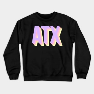 ATX in purple Crewneck Sweatshirt